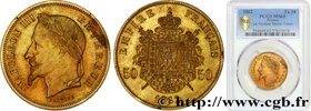 SECOND EMPIRE
Type : 50 francs Napoléon III, tête laurée, FACTICE pour le Film “Le Tricheur” 
Date : 1862 
Quantity minted : --- 
Metal : brass 
...