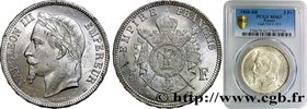 SECOND EMPIRE
Type : 5 francs Napoléon III, tête laurée 
Date : 1868 
Mint name / Town : Strasbourg 
Quantity minted : 11.399.447 
Metal : silver...