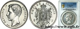 NAPOLEON IV
Type : Essai de 5 francs en argent 
Date : 1874 
Mint name / Town : Bruxelles 
Quantity minted : --- 
Metal : silver 
Millesimal fin...