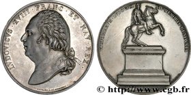 LOUIS XVIII
Type : Médaille, Statue équestre de Louis XIV par Bosio, place des Victoires 
Date : c.1822 
Metal : silver plated copper 
Diameter : ...