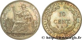 FRENCH INDOCHINA
Type : Essai 10 Centièmes frappe médaille 
Date : 19-- 
Mint name / Town : Paris 
Quantity minted : - 
Metal : silver 
Millesim...
