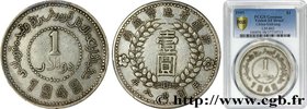 CHINA - SINKIANG PROVINCE
Type : 1 Dollar 
Date : 1949 
Quantity minted : - 
Metal : silver 
Diameter : 39 mm
Orientation dies : 12 h.
Weight :...