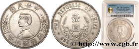 CHINA - REPUBLIC OF CHINA
Type : 1 Yuan (1 Dollar) Sun Yat-Sen 
Date : 1912 
Quantity minted : 55000 
Metal : silver 
Millesimal fineness : 900 ‰...
