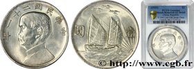CHINA - REPUBLIC OF CHINA
Type : 1 Dollar Sun Yat-Sen an 21 
Date : 1932 
Quantity minted : 2260000 
Metal : silver 
Millesimal fineness : 900 ‰...