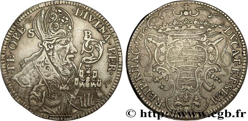 DALMATIA - REPUBLIC OF RAGUSA
Type : Thaler 
Date : 1736 
Mint name / Town : ...