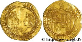 SPAIN - ISABELLA AND FERDINAND
Type : Double excellente 
Date : n.d. 
Mint name / Town : Séville 
Quantity minted : - 
Metal : gold 
Diameter : ...