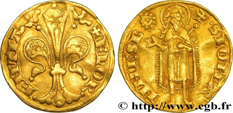 ITALY - FLORENCE - REPUBLIC
Type : Florin d'or, 7e série 
Date : (1318) 
Date...