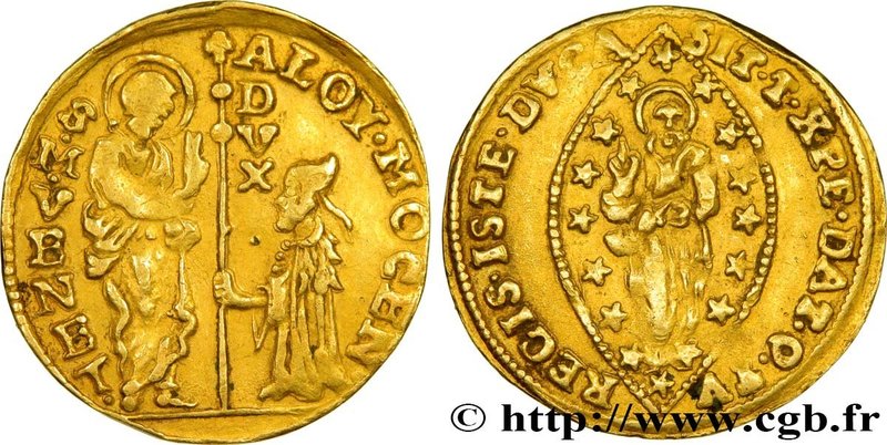 ITALY - VENICE - ALVISE I MOCENIGO (85th doge)
Type : Zecchino (Sequin) 
Date ...