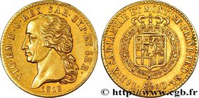 ITALY - KINGDOM OF SARDINIA - VICTOR-EMMANUEL I
Type : 20 Lire 
Date : 1818 
Mint name / Town : Turin 
Quantity minted : 34840 
Metal : gold 
Mi...