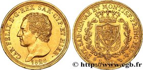 ITALY - KINGDOM OF SARDINIA - CHARLES-FELIX
Type : 80 Lire 
Date : 1826 
Mint name / Town : Turin 
Quantity minted : 75957 
Metal : gold 
Milles...