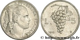 ITALY - ITALIAN REPUBLIC
Type : 5 Lire “Liberté” 
Date : 1946 
Mint name / Town : Rome 
Quantity minted : 81000 
Metal : aluminium 
Diameter : 2...