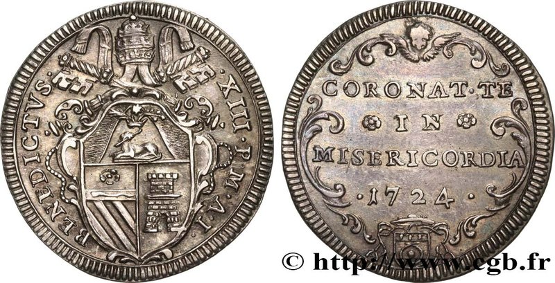 ITALY - PAPAL STATES - BENEDICT XIII (Pietro Francesco Orsini)
Type : Giulio 
...