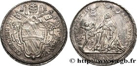 ITALY - PAPAL STATES - CLEMENT XII (Lorenzo Corsini)
Type : Teston an VI 
Date : 1736 
Mint name / Town : Rome 
Quantity minted : - 
Metal : silv...