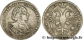 RUSSIA - PETER THE GREAT I
Type : Rouble 
Date : 1721 
Mint name / Town : Moscou 
Metal : silver 
Millesimal fineness : 729 ‰
Diameter : 42 mm
...