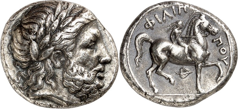 MAKEDONIEN. 
KÖNIGREICH. 
Philippos II. 359-336 v. Chr. Tetradrachmon (342/328...