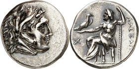 MAKEDONIEN. 
KÖNIGREICH. 
Alexander III. der Große 336-323 v. Chr. Drachme, postum (323/280 v.Chr.) 4,17g, unbest. Mzst. in Westkleinasien. Herakles...