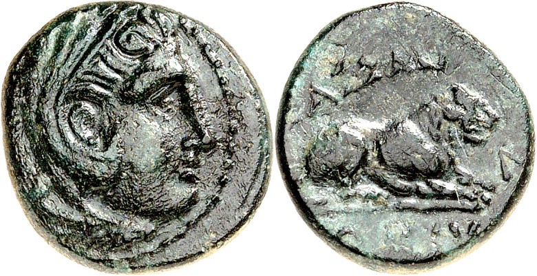 MAKEDONIEN. 
KÖNIGREICH. 
Kassander 316-297 v. Chr. AE-Dichalkon 16mm (316/306...