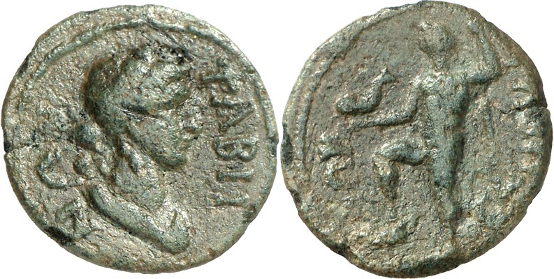 KARIEN. 
STÄDTE. 
TABAI (Davas). AE-Assarion 22mm (2.&nbsp;Jhdt. n.Chr.) 3,50g...