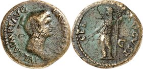 RÖMISCHES KAISERREICH. 
Iulia Titi, Tochter des Titus + 89(?). AE-Dupondius (79/81) 11,46g. Büste in Palla n.r. IVLIA IMP T AVG F AVGVSTA / CERES AVG...