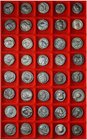 RÖMISCHES KAISERREICH. 
Allgemein: Bronzemünzen. Lot 40 spätrömische Kleinbronzen 16-19mm: Licinius, Constantin I., II., Crispus, Constans, Constanti...