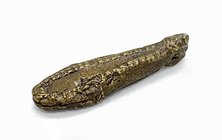 Afrika. 
GHANA. 
ASHANTI - Goldgewichte. Fisch 20. Jahrh. Bronze-Messinglegierung 48mm 21,85g. .