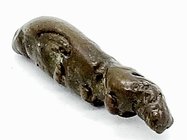Afrika. 
GHANA. 
ASHANTI - Goldgewichte. Käfer Bronzeguss nach der Natur, 19./ 20. Jh. 38mm 13,23g. .