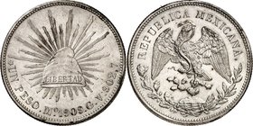 MEXIKO. 
Republik 1867-1911. Peso 1909 Mo-GV. KM&nbsp; 409.2. . 

vz