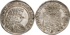 Brandenburg-Preussen. 
Friedrich Wilhelm der große Kurfürst 1640- 1688. 2/3 Taler 1688 LC-S, Berlin. Geharn. Brb. n.r. / Kurwappen. v.Schr.&nbsp; 312...
