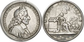 Köln-Erzbistum. 
Josef Clemens von Bayern 1688-1723. Medaille 1714 (sign.&nbsp;HB u. D, v.&nbsp;H. de Breton u. J.Dollin) a.&nbsp;s. Wiedereinsetzung...