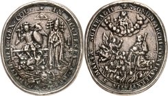 Köln-Freie Reichsstadt. 
Undatierte. (18. Jh.) (o. Sign.) d. Erzbruderschaft S. Mariae Suffragii. IN ECCLESIA S. GREG. M. AD COEMET.GEN.COL - Hl. Gre...