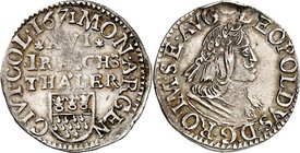 Köln-Freie Reichsstadt. 
z.Z. Leopold I. 1658-1705. 1/16&nbsp;Taler 1671 Wert u. Stadtwappen, MON&nbsp;.&nbsp;ARGEN - CIVI&nbsp;. COL&nbsp;. 1671 - 6...