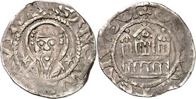 Münster-Bistum. 
Otto I. v. Oldenburg 1203- 1218?. Pfennig 1,37g +SANCTVS PAULVS Brustb. St.Paulus v.vorn zw. 2 Sternchen/+(M)O(N)ASTERIV 3 türmiges ...