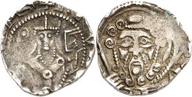 Osnabrück-Bistum. 
Bruno von Isenburg 1251-1258. Pfennig 1,38g Osnabrück +BRVN-(AE)PIS. Bischof thront mit Pedum und Messbuch v.v. / (OSENB)RV.EKopf ...