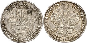 Ostfriesland-Grafschaft, seit 1654/62 Fürstentum. 
Georg Christian 1660-1665. 1/3 Reichstaler o.J. Mmz. Herz auf Zainhaken, Esens. Us. mit CHRIST Für...