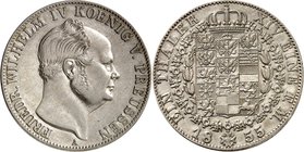 Preussen. 
Friedrich Wilhelm IV. 1840-1861. Taler 1855&nbsp;A. AKS&nbsp; 76, J.&nbsp; 80, Th.&nbsp; 260, Neum.&nbsp; 20. . 

ss