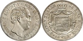 Sachsen, Königreich. 
Friedrich August II. 1836-1854. 1/3 Taler 1853 F. AKS&nbsp; 103, J.&nbsp; 86. . 

vz