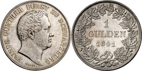 Schwarzburg/-Rudolstadt. 
Friedrich Günther 1807-1867. Gulden 1841. AKS&nbsp; 20, J.&nbsp; 47. . 

vz