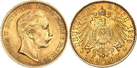 REICHSGOLD. 
PREUSSEN. 
10 Mark 1910 Wilhelm II. J.&nbsp; 251. . 

vz