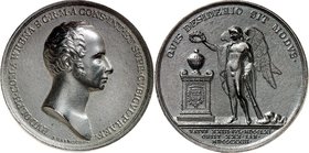 ALTDEUTSCHE LÄNDER und ADEL, 1806-1918. 
ÖSTERREICH. 
Franz (II.) I. (1792-)1806-1835. Medaille 1823 (v. J. Harnisch) a.d. Tod von Rudolf Graf von W...