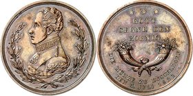 ALTDEUTSCHE LÄNDER und ADEL, 1806-1918. 
PREUSSEN Kgr.. 
Friedrich Wilhelm III. (1797-)1806-1840. Medaille 1821 (o. Sign.) a.d. Besuch d. Münze zu D...