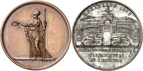 EUROPA. 
BELGIEN. 
LOTS. Medaillen und Jetons (10 Stücke) a.d. Eröffnung d. Parlaments durch König Leopold I. am 7. Juni 1833. Br-32mm; (v.d. Kellen...