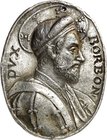EUROPA. 
FRANKREICH - Hztm. Bourbon. 
Charles III, 1505 - 1527. Eins. Medaille o.J. (16. Jh.) (o. Sign.) DVX BORBON - Brb. im Mantel, auf dem Kopf e...