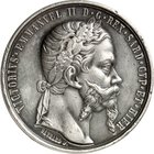 EUROPA. 
ITALIEN. 
Vittorio Emanuele II. 1861-1878. Medaille 1859 (v. Gayrard, b. Massonet) auf die Allianz mit Frankreich im Krieg gegen Österreich...