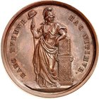 EUROPA. 
NIEDERLANDE. 
Willem III. 1849-1890. Medaille 1853 (v. J. L. Hart) a.d. protestantischen Verbund gegen die Herstellung d. bischöflichen Hie...