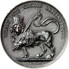 EUROPA. 
ÖSTERREICH. 
Franz II. (I.) 1792 (1806) -1835. Medaille 1829 (v. Manfredini und Cossa) für Böhmen. Gekrönter Löwe mit Schwert n.l., tschech...