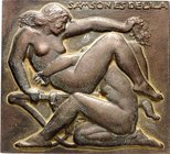 MEDIZIN u. SOZIALWESEN Slg. Dr. Bösing III. 
BIOLOGISCHES UND PHYSIOLOGISCHES. 
EROTIKA. Medaille o.J. (1921) (v. J. Rem\'e9nyi) Samson und Delila. ...