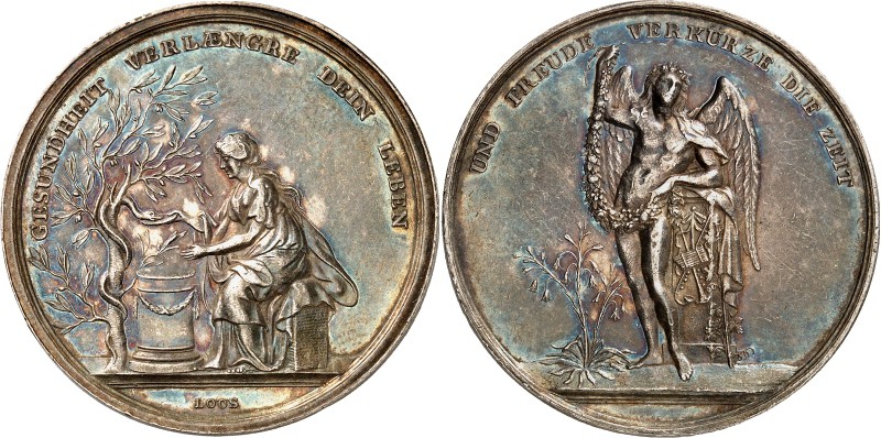 MEDIZIN u. SOZIALWESEN Slg. Dr. Bösing III. 
LANGLEBIGKEIT. 
Medaille o.J. (um...