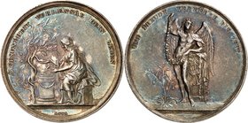 MEDIZIN u. SOZIALWESEN Slg. Dr. Bösing III. 
LANGLEBIGKEIT. 
Medaille o.J. (um 1800) (v. Loos) GESUNDHEIT VERLAENGRE DEIN LEBEN Nach l. gewandt sitz...