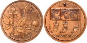 MEDIZIN u. SOZIALWESEN Slg. Dr. Bösing III. 
HEILPFLANZEN und -PILZE. 
Myrrhe (Myrrha Abyssinica). Medaille 1979 (v.&nbsp;René Quillivic) LA MYRRHE....
