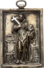 RELIGION UND ETHIK. 
HEILIGE. 
Diego d'Alcala * San Nicolas del Puerto +1463. Eins. Kleinrelief o.J. (Anfang 17. Jh.) (wohl Spanische Schule) im ver...